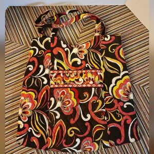 Vera Bradley Large Curvy Tote in Puccini Pattern